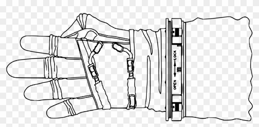 Glove Nasa Power Space Suit Png Image - Space Suit Clipart