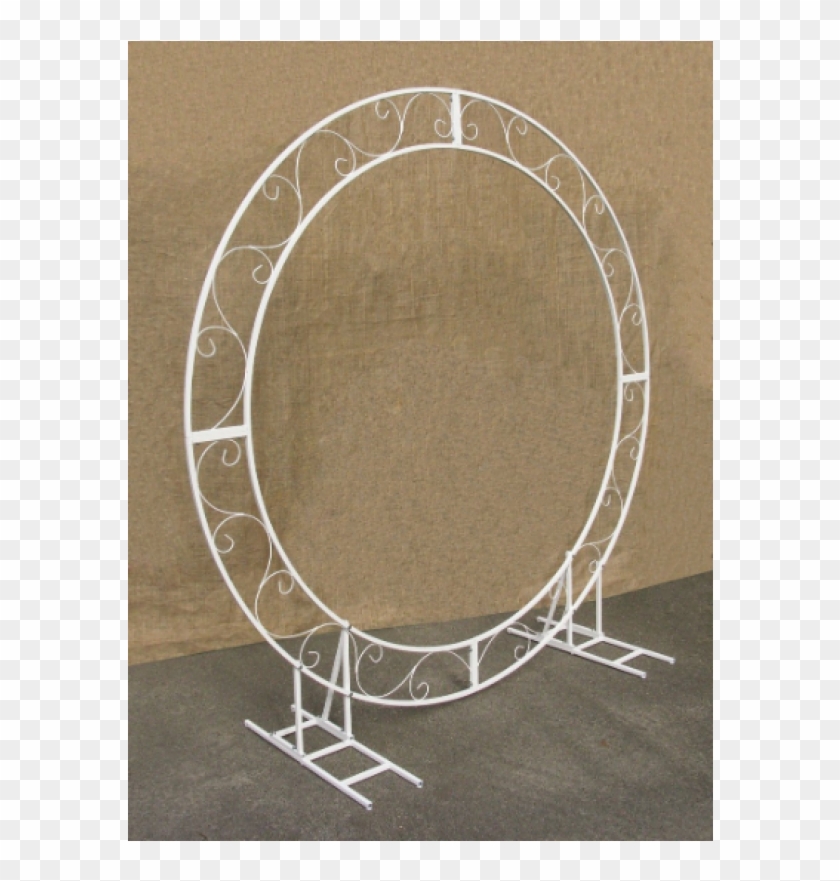 Circle Wedding Arch - Metal Arch Circle Wedding Clipart #3135806