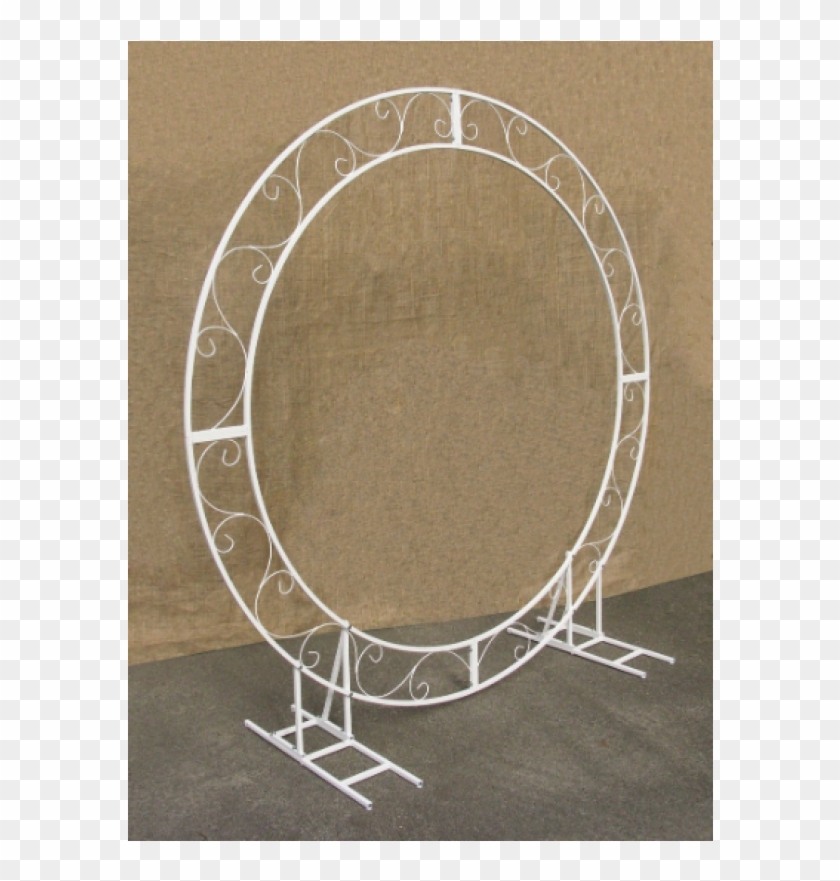 Circle Wedding Arch - Metal Arch Circle Wedding Clipart