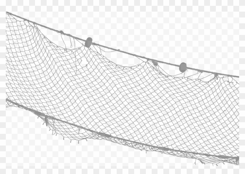1600px-fishing Net I - Fishing Nets Clip Art - Png Download #3135894