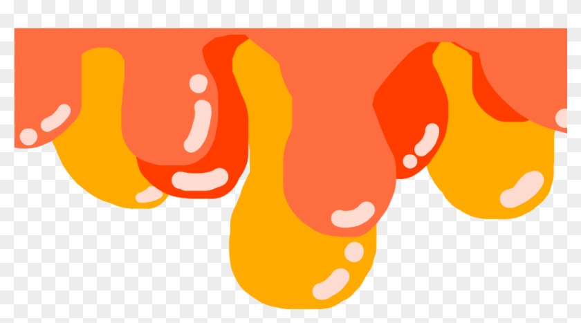 Warm Toned Drips Clipart #3136583