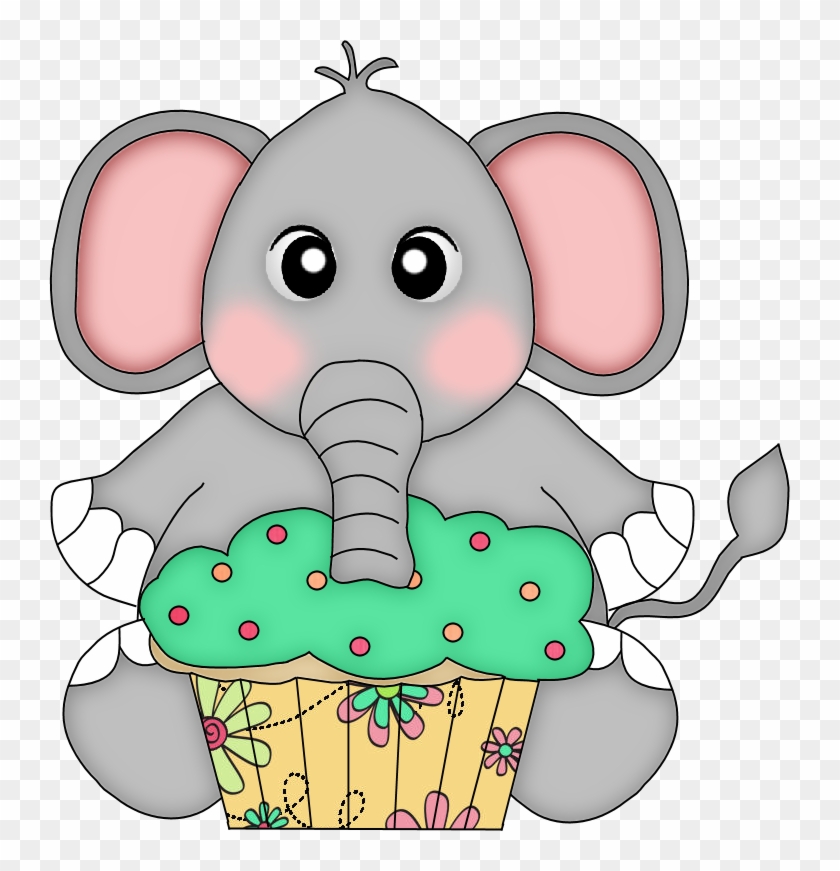 Elephant Clipart Washing - Birthday Elephant Clipart - Png Download #3136669