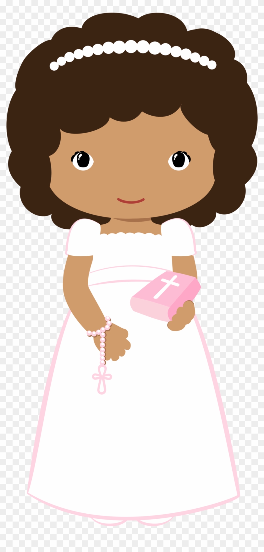 Girl Clipart, Church Design, Girls Image, Girl Cartoon, - First Communion Girl Clip Art Png Transparent Png