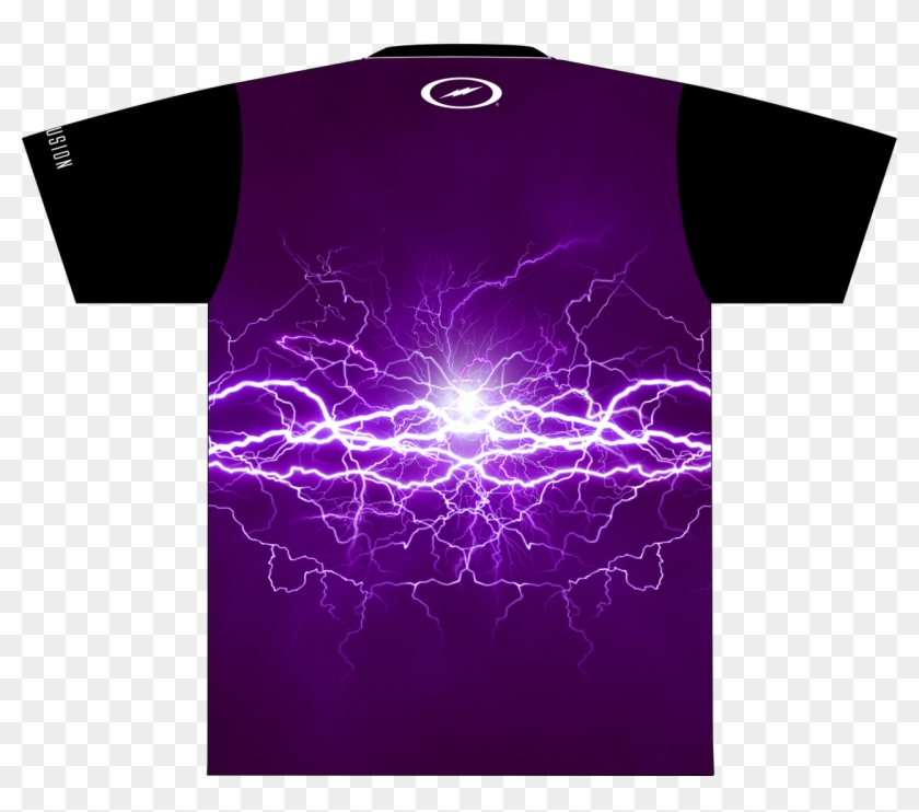 Storm Purple Lightning Dye-sublimated Shirt - Purple Lightning Clipart