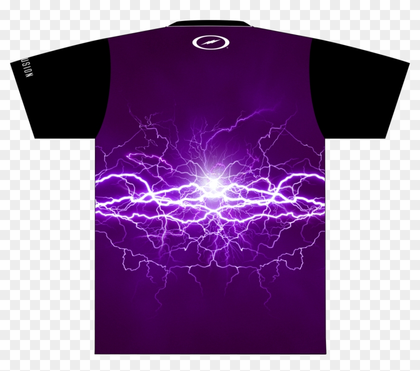 Storm Purple Lightning Dye-sublimated Shirt - Purple Lightning Clipart #3136725