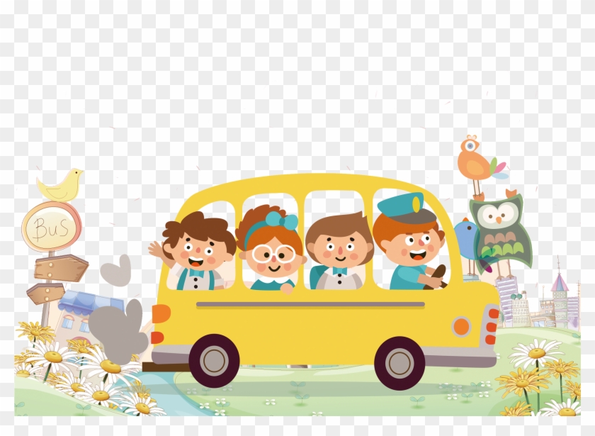 This Graphics Is Hand Painted Cartoon Children Travel Clipart #3136827