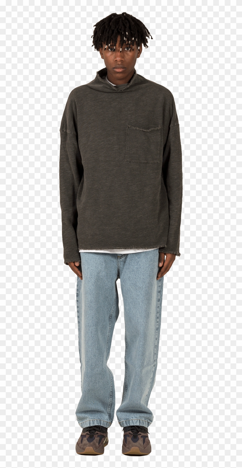 Chamonix Mock Neck Sweat - Gentleman Clipart