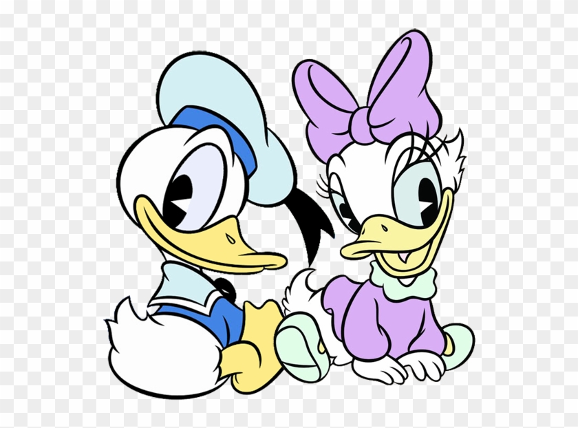 Walt Disney Babies Clipart Page 3 Galore - Donald Daisy Bebes - Png Download