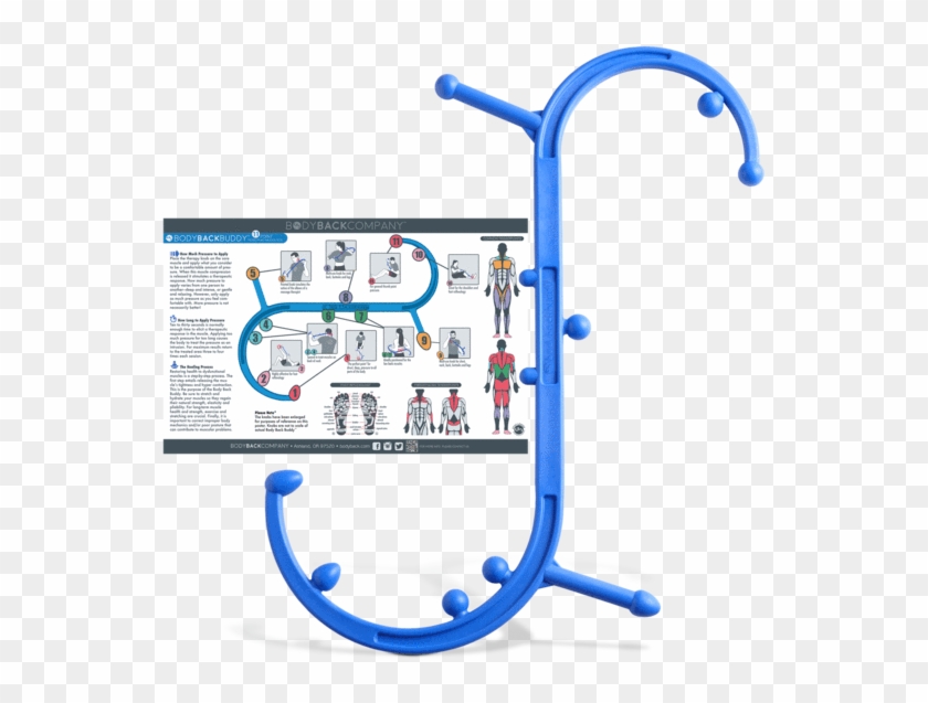 Body Back Buddy Trigger Point Therapy Self Massage - Body Back Buddy Clipart #3138078