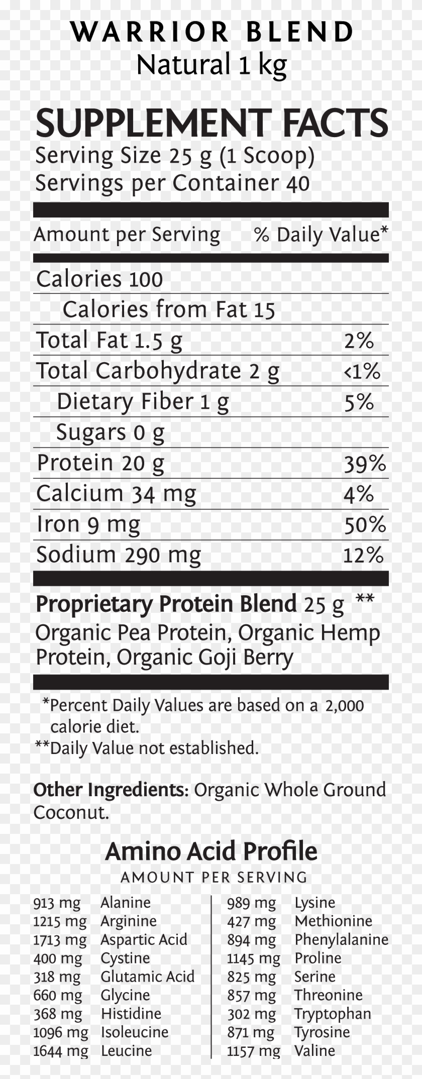 Warrior Blend Natural Protein Powder - Sunwarrior Clipart