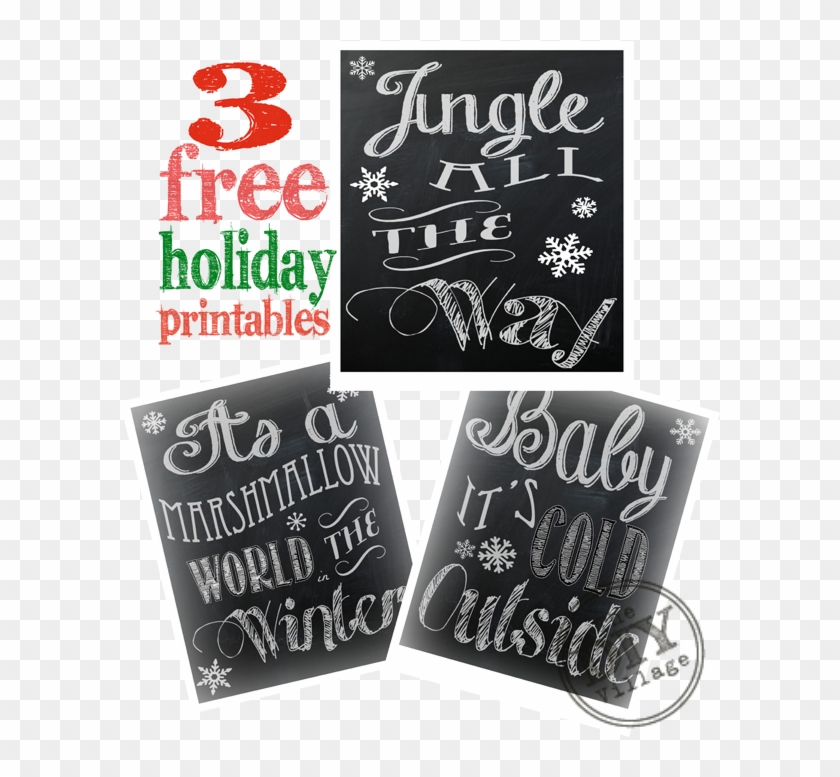 Holiday Printables The Diy Village Printable Disclosure - Poster Clipart #3138331