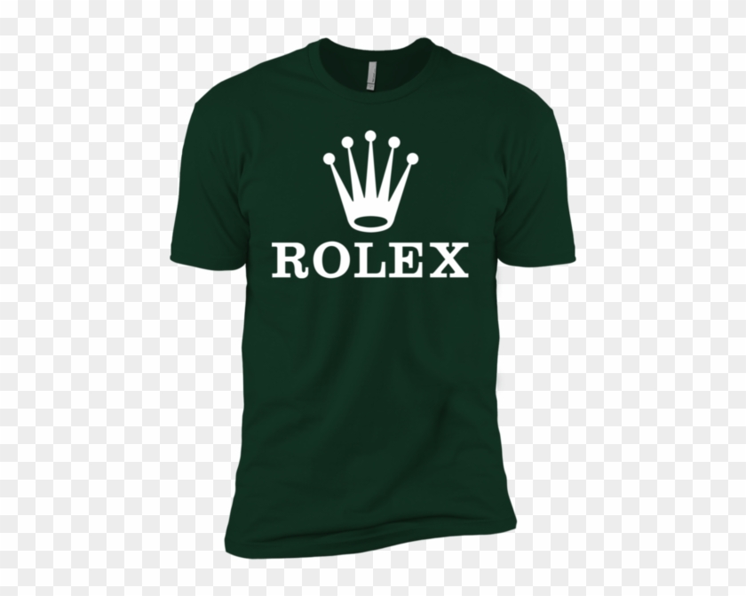 Rolex Logo Next Level Premium Short Sleeve T Shirt - Rolex Sports Watch Price Clipart #3138470