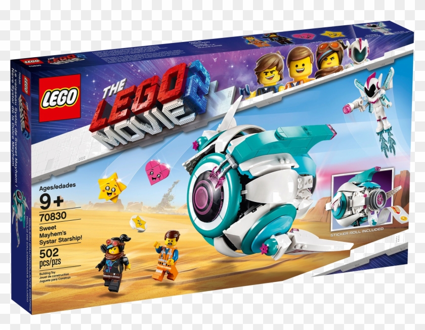 70830 Sweet Mayhem's Systar Starship - Lego Movie 2 70830 Clipart