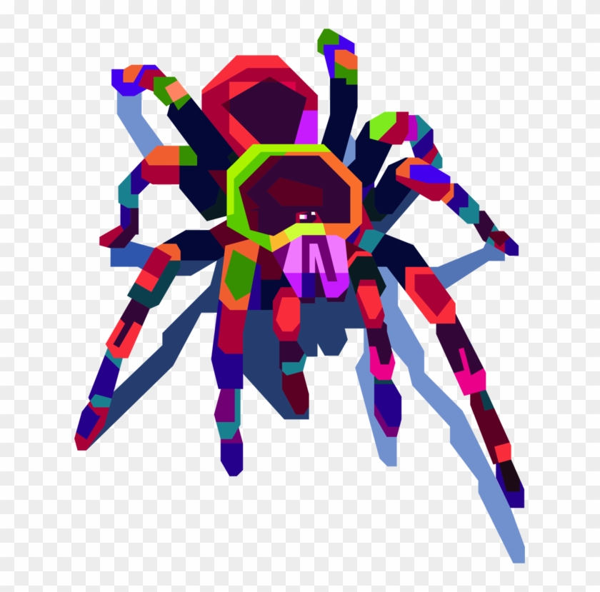 Spider Tarantula Brachypelma Vagans Brachypelma Hamorii - Red Hair Tarantula Clipart