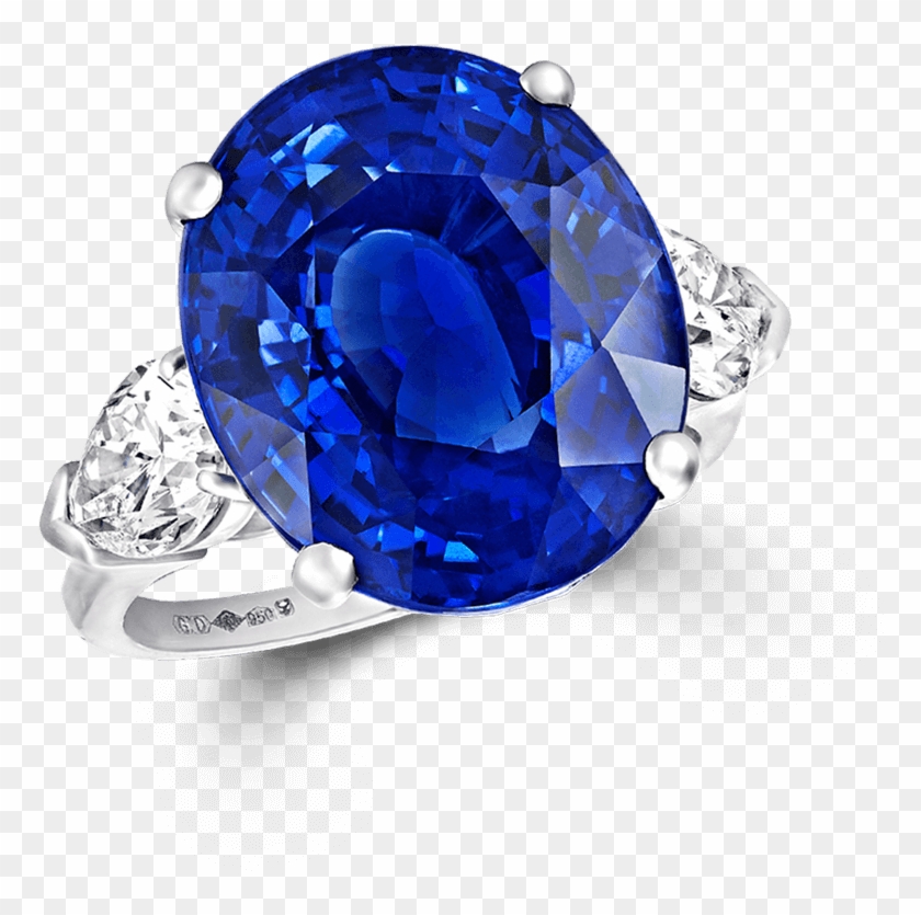 A Graff High Jewellery Oval Shape Burmese Sapphire - Graff Sapphire Engagement Ring Clipart #3139028