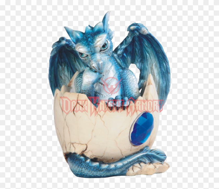 Sapphire Statue Png - Baby Dragon In Egg Clipart #3139040