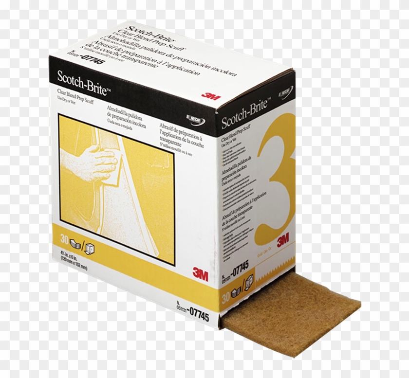 3m 07745 Scotch Brite Colour Blend Scuff Roll Gold - 3m Gold Scotch Brite Clipart #3139211