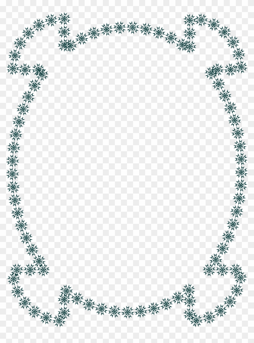Stars Clip Art Borders Frames - Circle Of Dots Transparent Background - Png Download