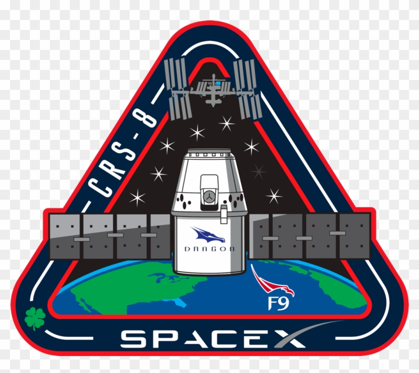 Falcon - Space X Mission Patch Clipart #3140113