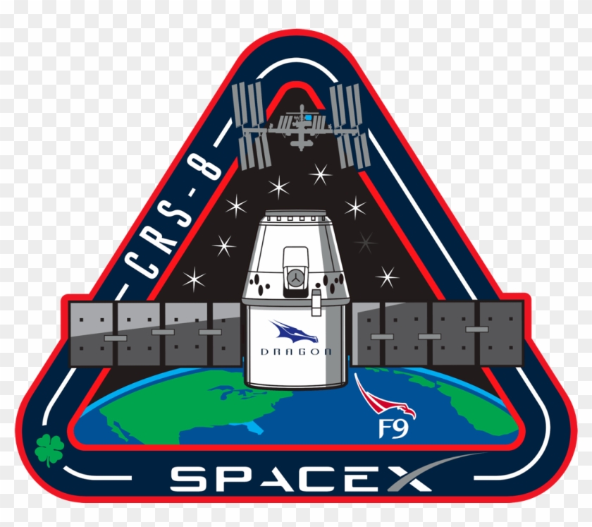 Falcon - Space X Mission Patch Clipart