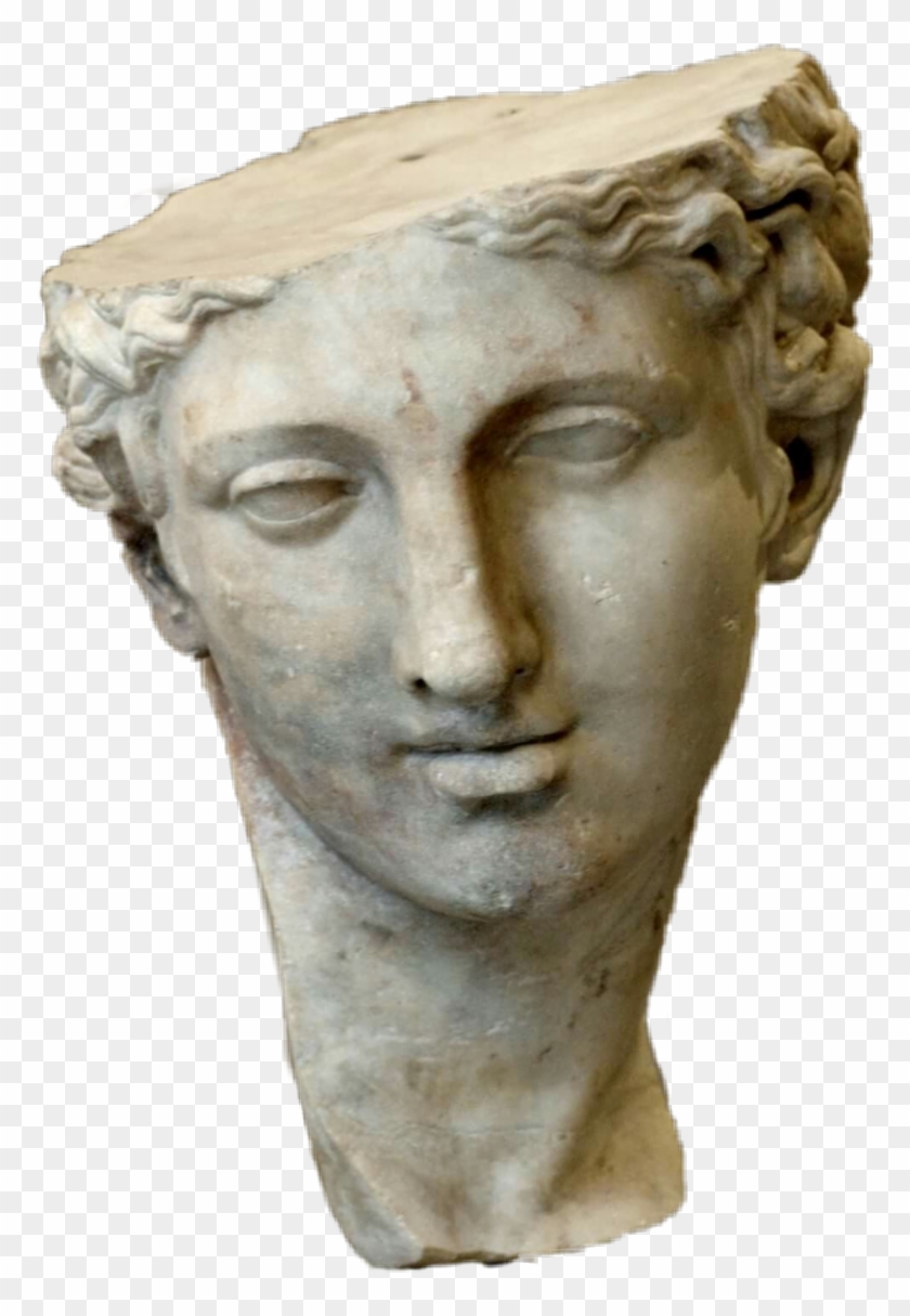 #greek #art #vaporwave #statue #broken - Ancient Greek Sculpture Head Clipart #3141941