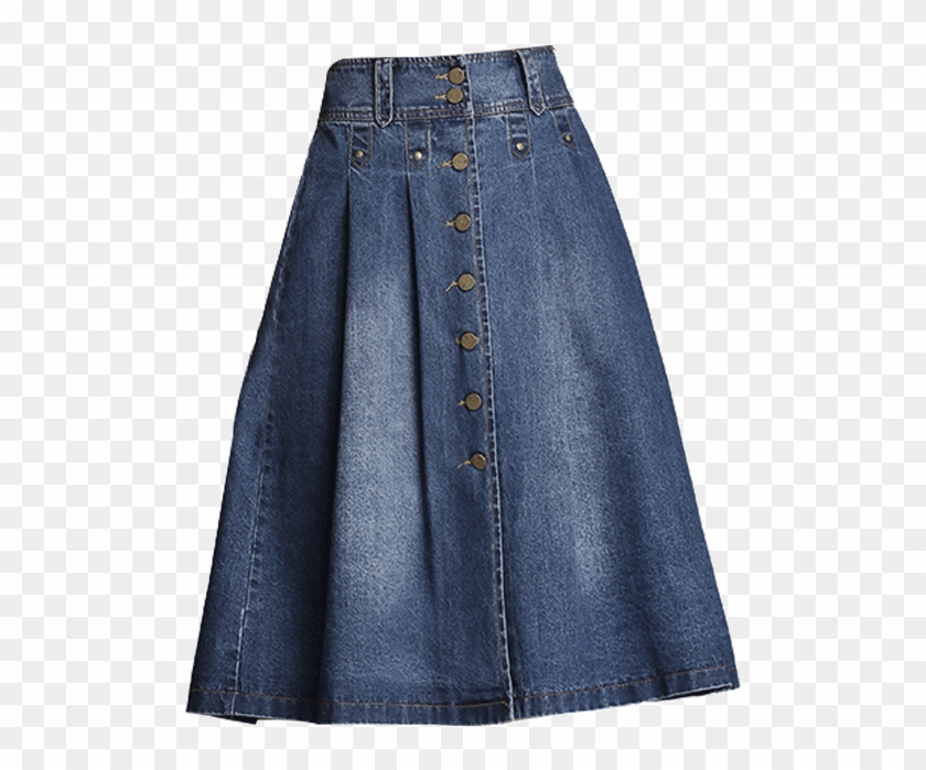 Jeans Skirt Png - A-line Clipart #3141944