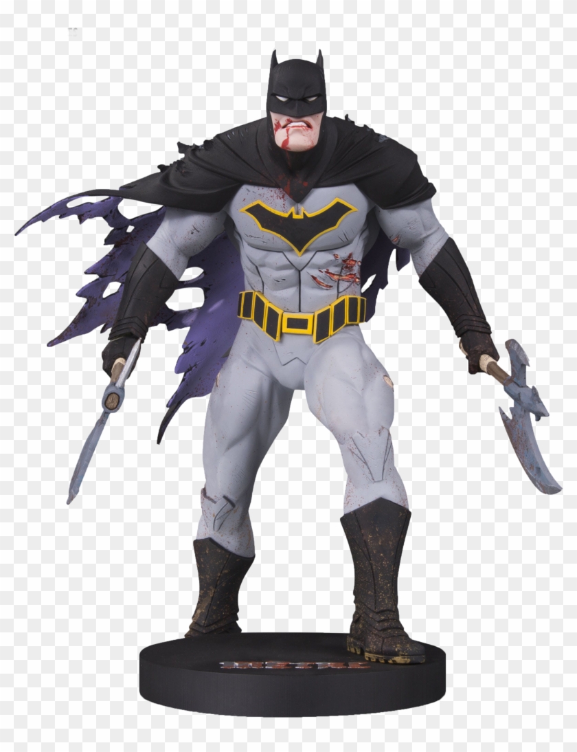 Dc Designer Series Metal Batman Statue By Capullo Clipart