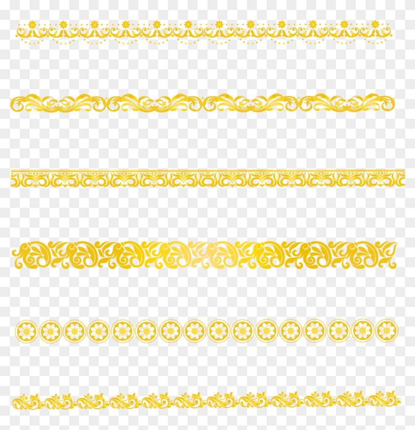 Border Vector Golden European Png And Image - Amber Clipart #3142115