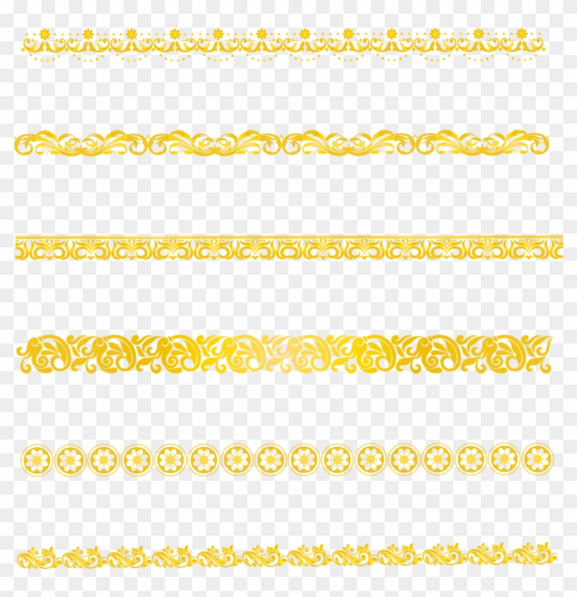 Border Vector Golden European Png And Image - Amber Clipart