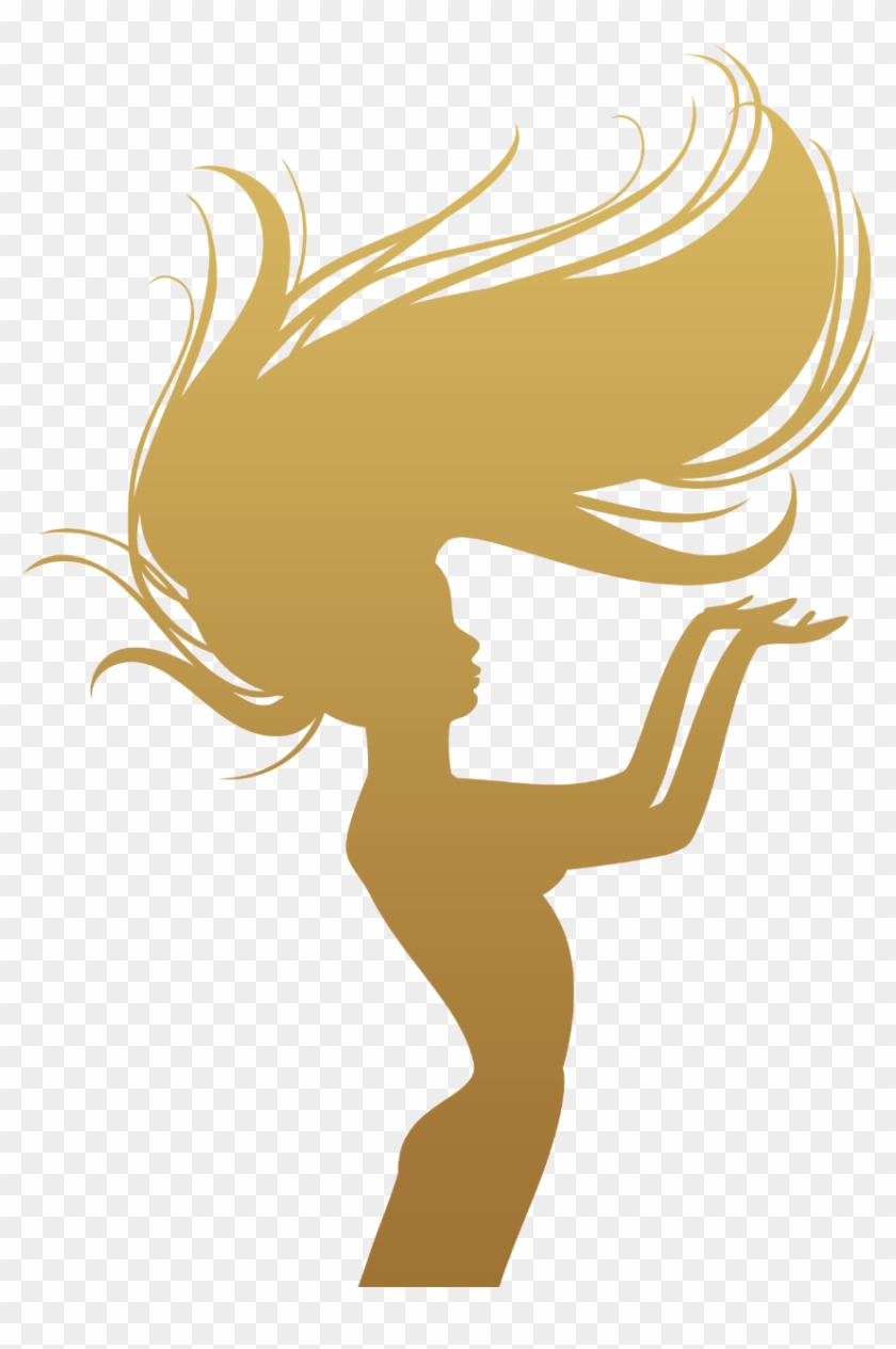 Clip Black And White Stock Beauty Vector Hair Extension - Hair Extensions Clip Art - Png Download