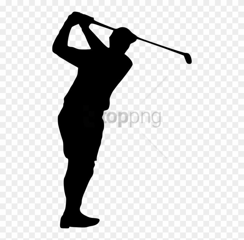Free Png Download Golfer Png Png Images Background - Golf Silhouette Transparent Background Clipart #3142381
