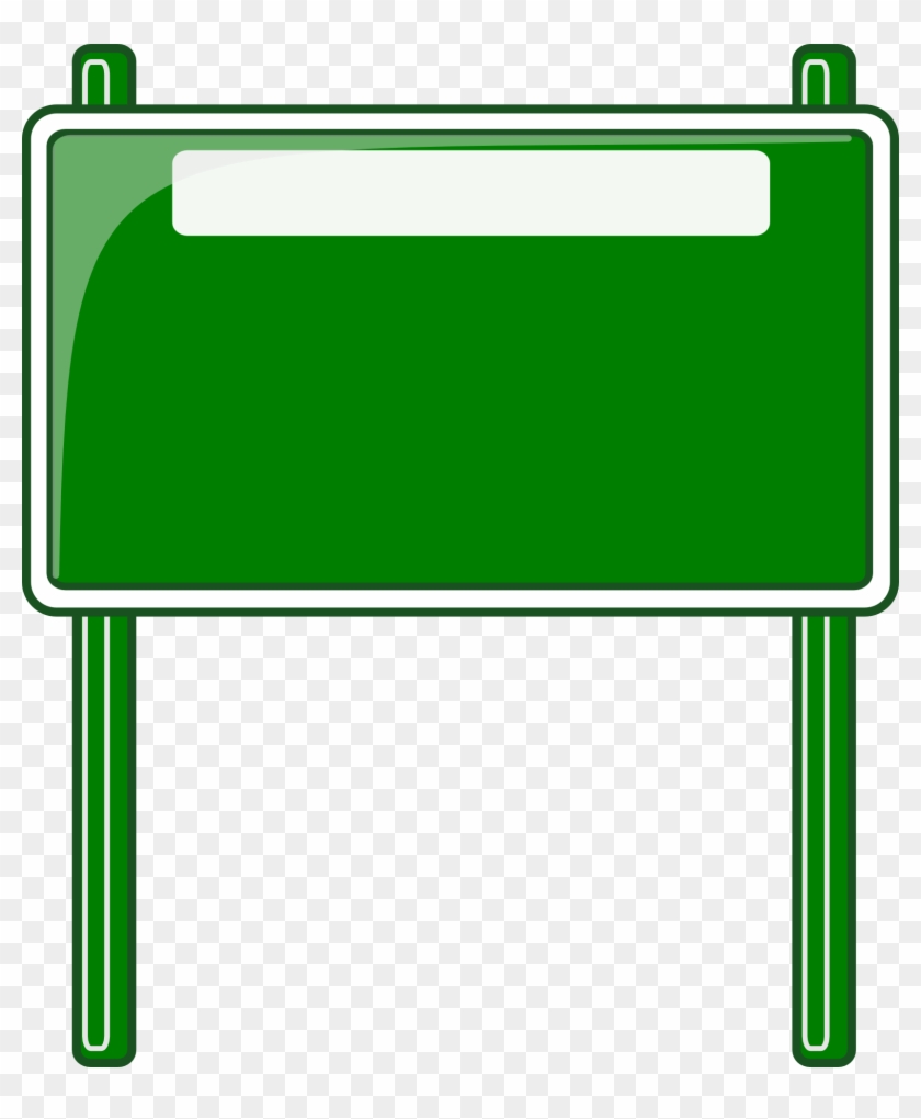 Blank Highway Sign Png - Signage Image Clip Art Transparent Png #3142397