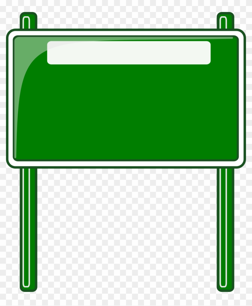 Blank Highway Sign Png - Signage Image Clip Art Transparent Png