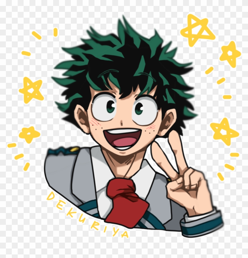 Bnha Peace Sign - Izuku Midoriya Peace Sign Clipart
