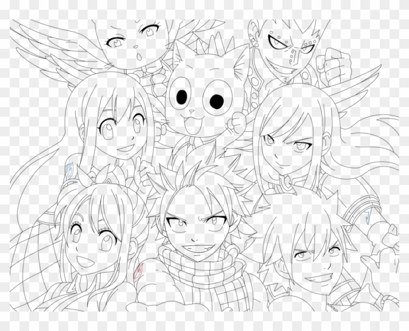 Anime Coloring Pages Fairy Tail