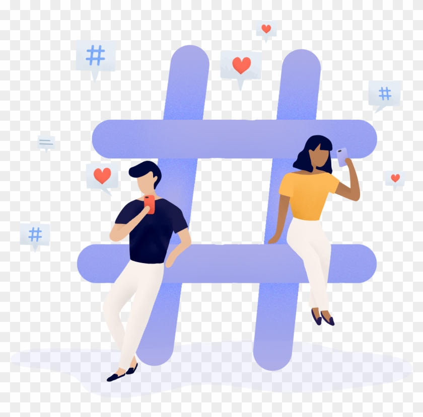 Buy Instagram Likes And Followers - Hashtag For Instagram Png Clipart