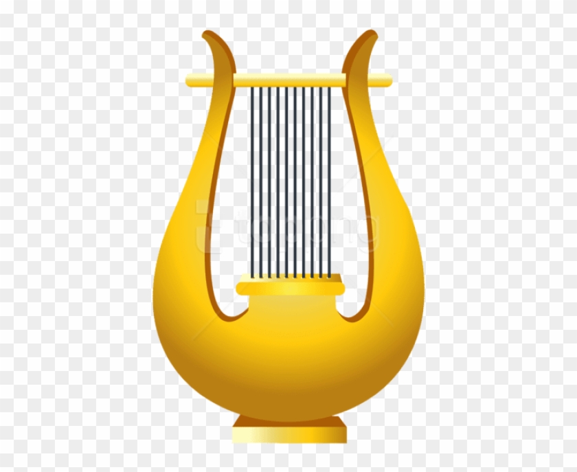 Free Png Gold Harppicture Png Images Transparent - Gold Harp Clipart #3142735