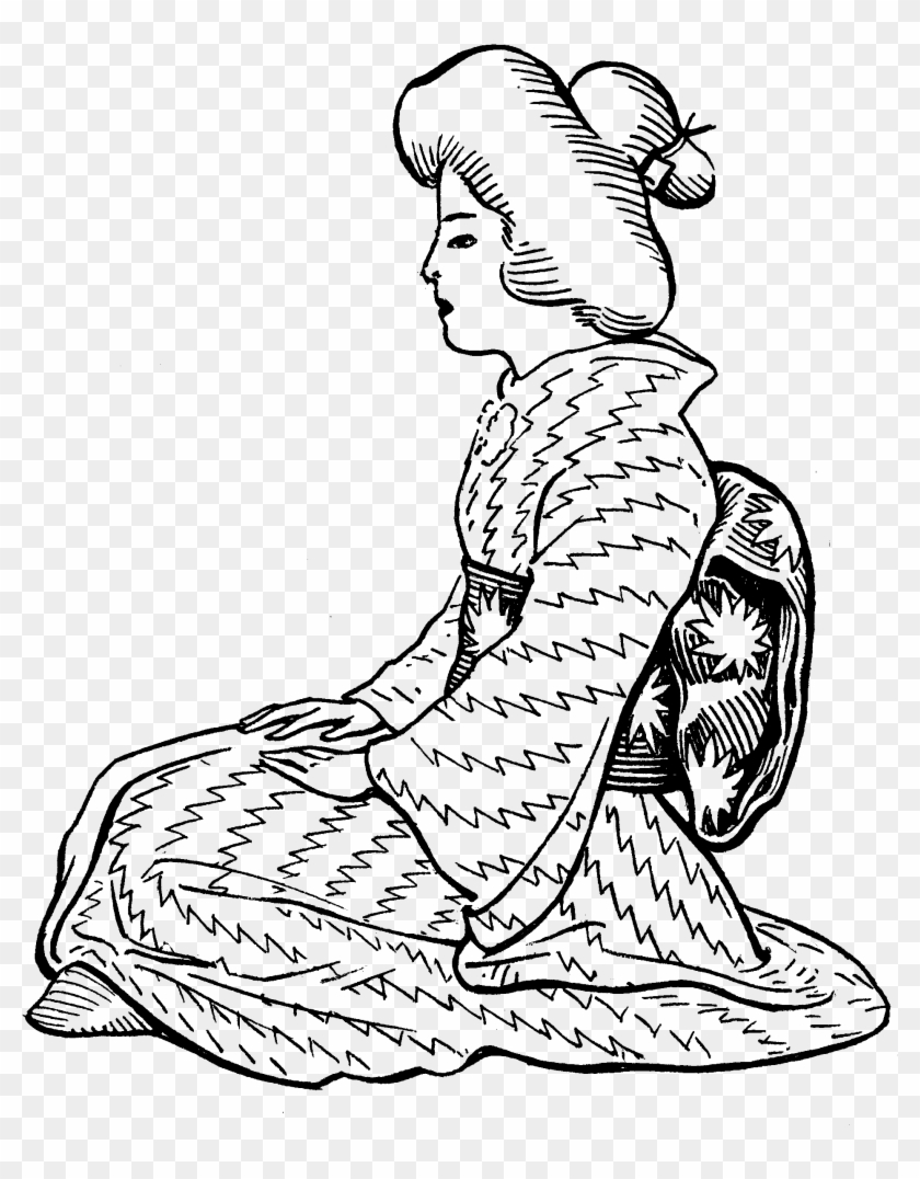 Japanese Art Drawing At Getdrawings - Line Art Japanese Clipart