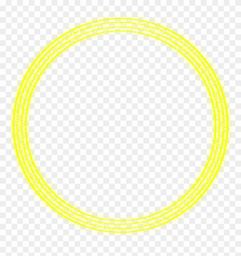 #neon #round #yellow #freetoedit #circle #frame #border - Μαιανδροσ Clipart