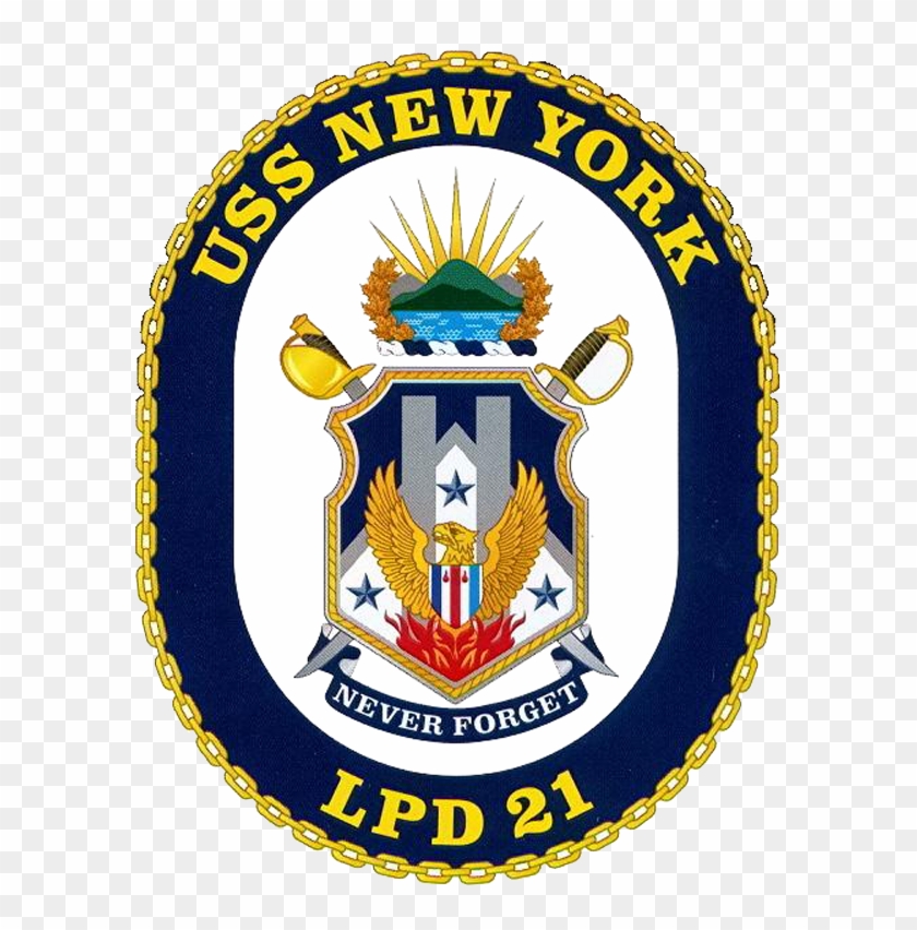 Uss New York Coa - Uss New York (lpd-21) Clipart