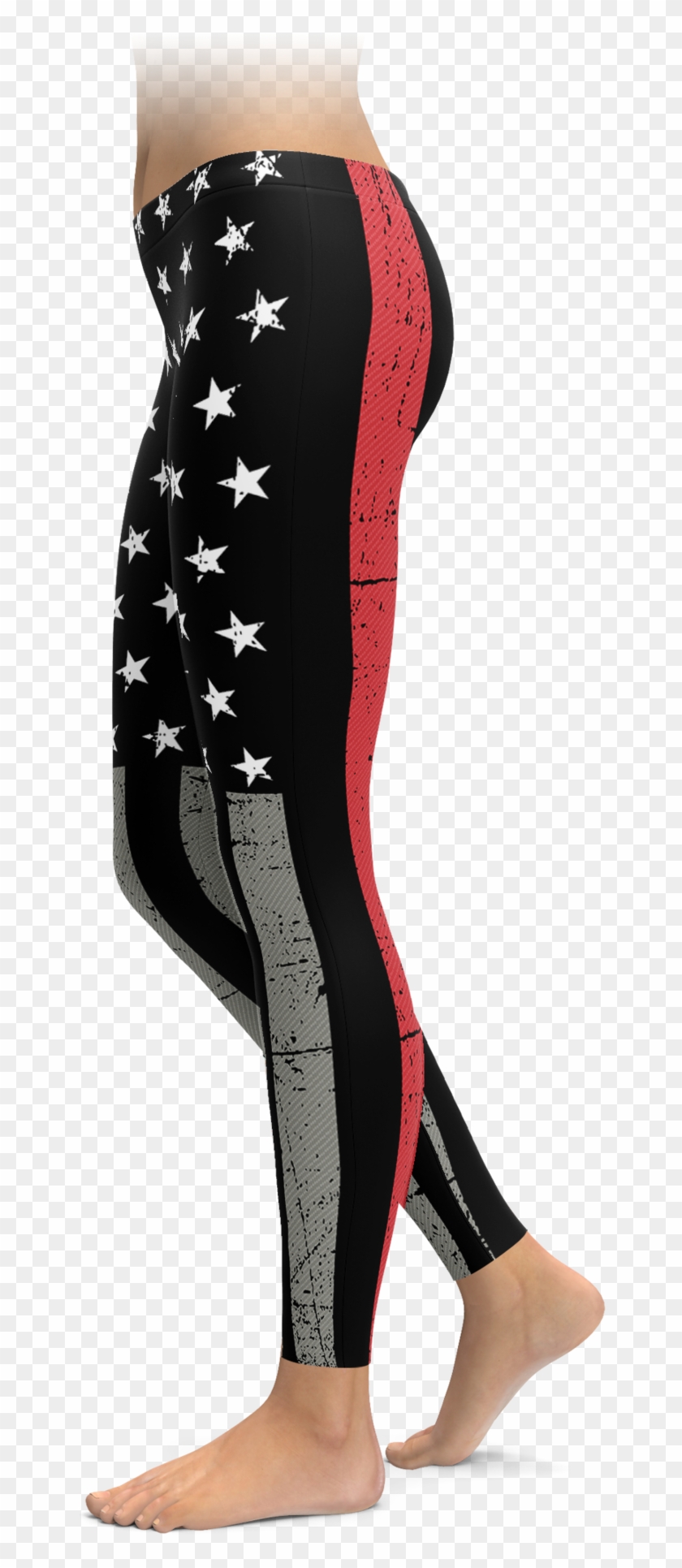 Thin Red Line Leggings - Thin Blue Line Leggings Clipart
