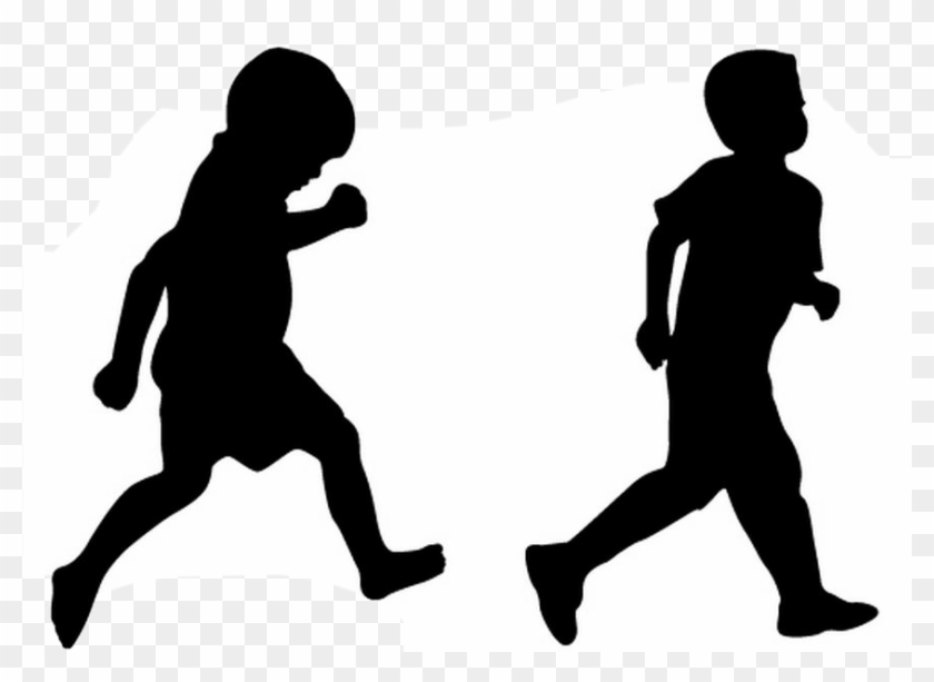 #silhouette #boys #children #playing #freetoedit - Silhouette Children Pied Piper Clipart #3143646