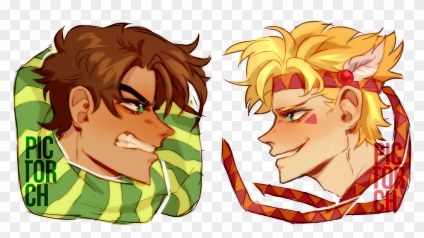 [fanart] Matching Icons For A Friend And - Jojo's Bizarre Adventure Matching Icons Clipart #3144438