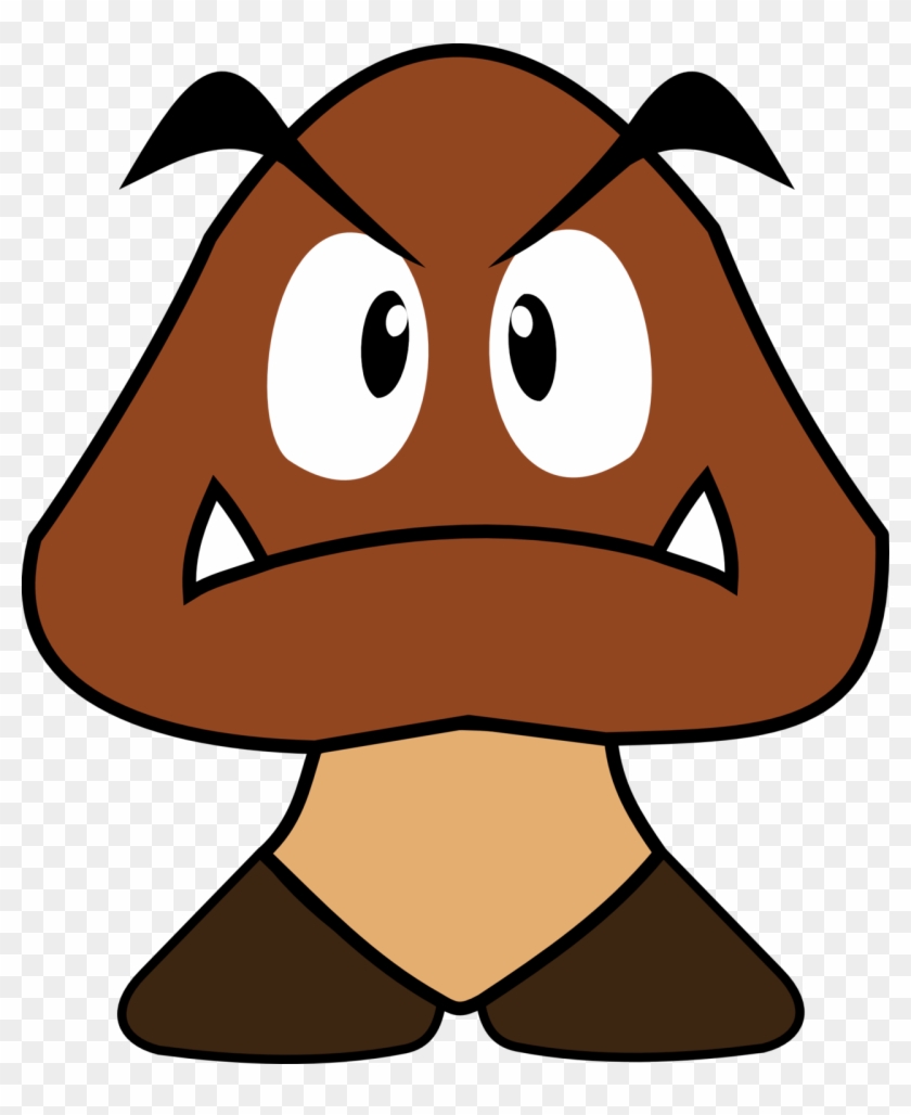 Mario Clipart Goomba - Mario Goomba 2d Png Transparent Png #3144869