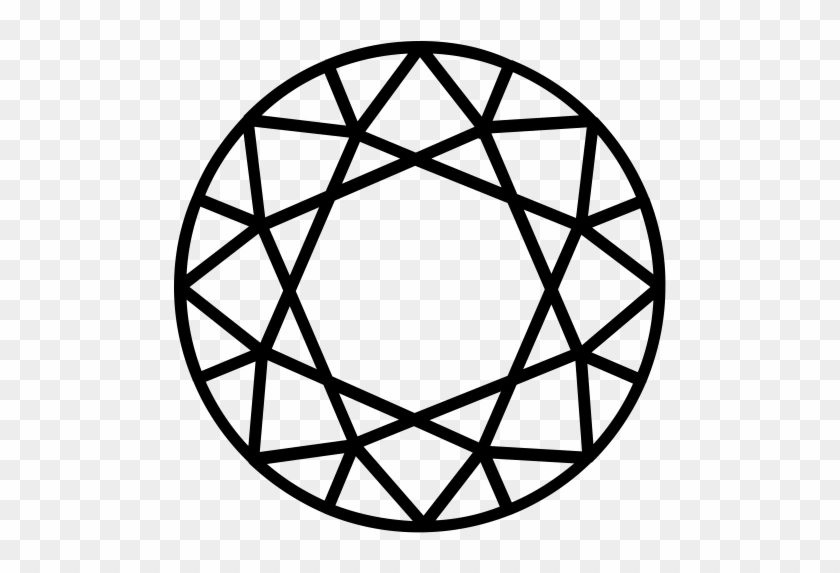 Diamond Top View Clipart - Png Download
