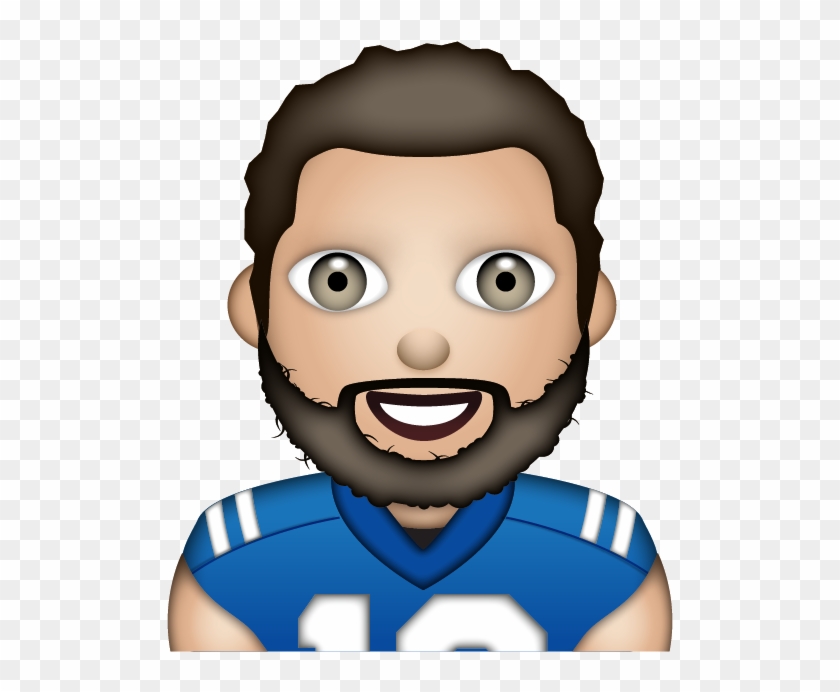 Fear - Emoji Man With Beard Clipart