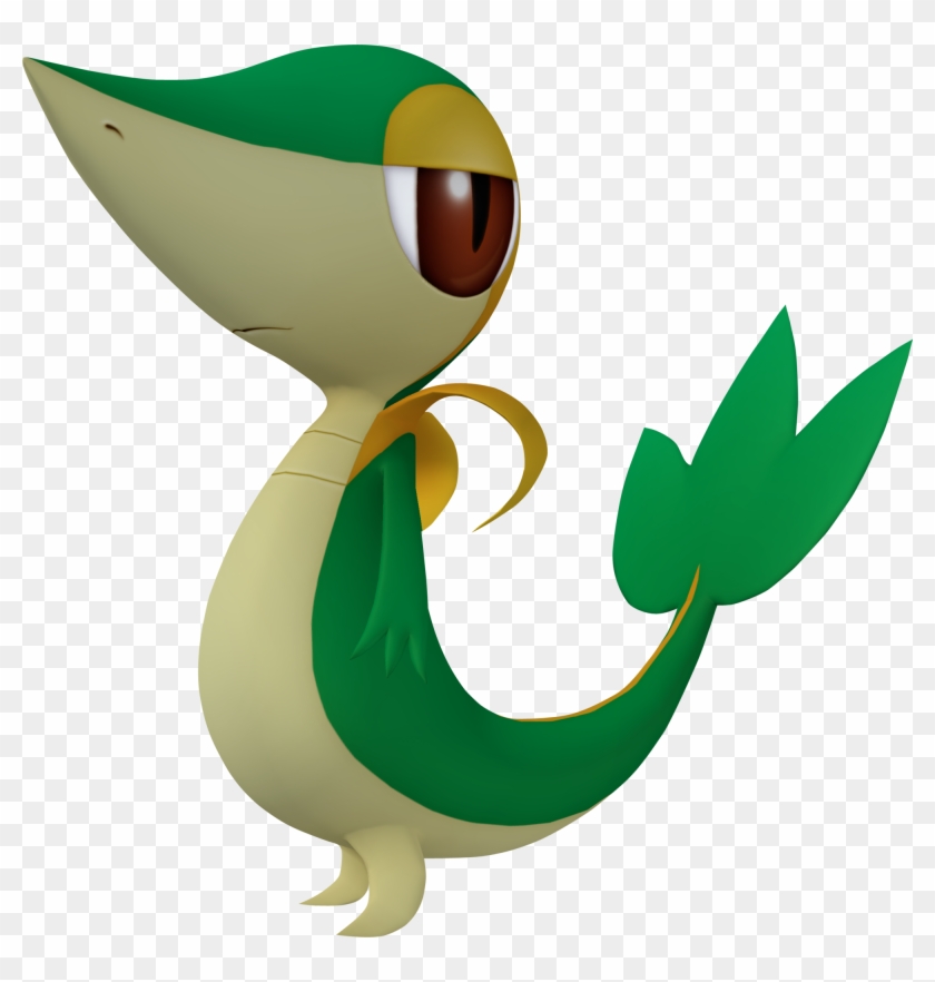 2000px-snivy - Pokedex 3d Clipart