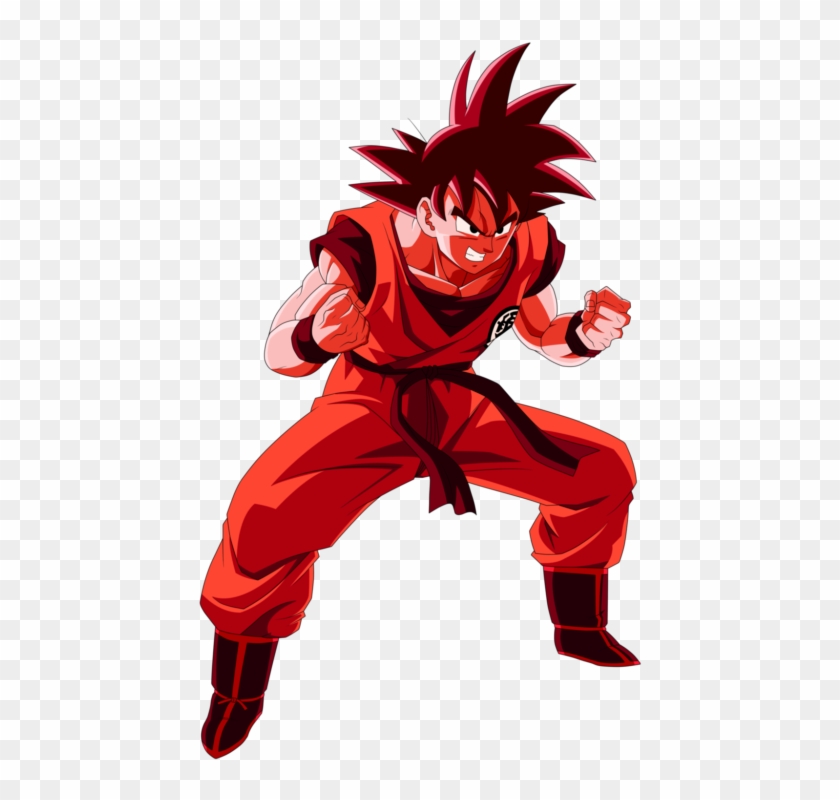 Goku Preparado Para Pelear - Goku Kaioken Wallpaper Hd Clipart #3146194