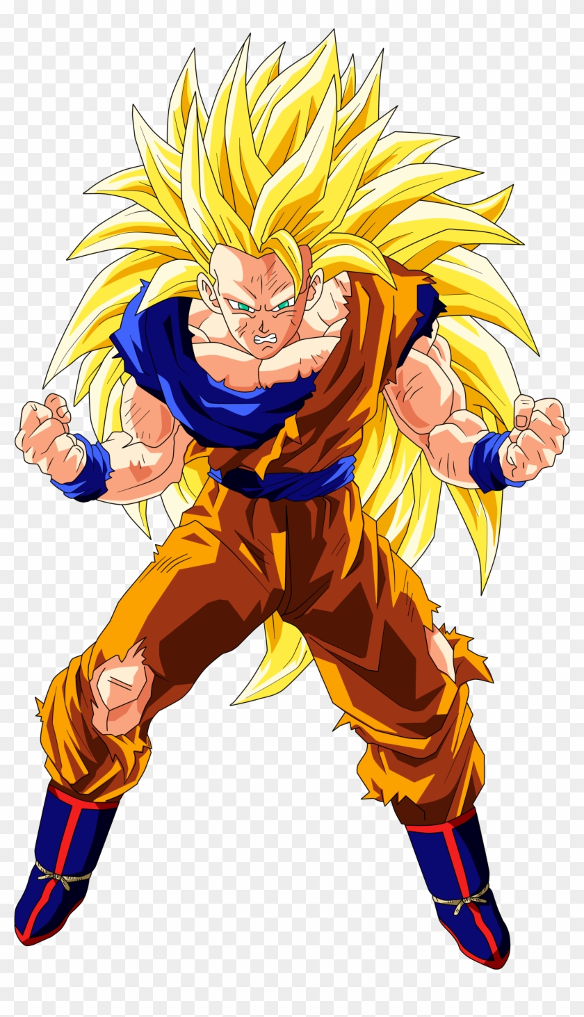 Latest Dragonball Z - Son Goku Super Saiyan 3 Clipart