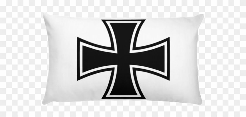 German Iron Cross Basic Pillow - German Cross Png Clipart